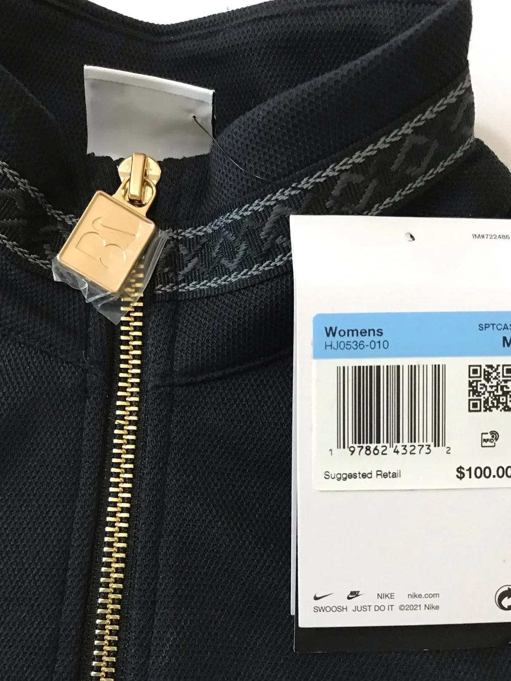Nike X Naomi Osaka Midi Dress Black (HJ0536-010) Medium - Picture 7 of 7